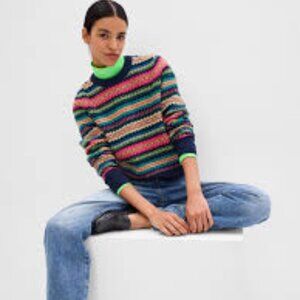 GAP CashSoft Fair Isle Sweater Women's Large